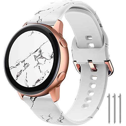 TOOLAIK Compatible With Samsung Watch 6 Classic 47mm/43mm,Samsung watch 5/5pro,Samsung watch 4,Galaxy Watch 3 41mm Band,Samsung Active 2 Watch Band 40mm /44mm,20mm Sports Wristband Bands For Women Men