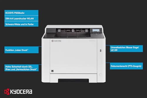 Kyocera 4105804 Ecosys P5026Cdw Color Network Laser Printer thumb #2