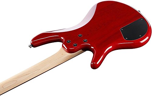 Ibanez 4 String Bass Guitar, Right, Transparent Red (Gsrm20Tr) #TOP6