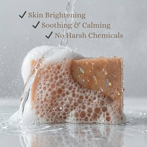 Image of Har Gher Magic Soap with Saffron and Sandalwood, De-Tanning Bar for All Skin Types, 3 Pack