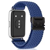 SeNool Nylon Cinturino per Huawei Band 11/Band 11 Pro (Blu)