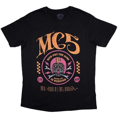 T-shirt Mc5 Kick Out The Jams 1969 vêtement musique vintage XXL