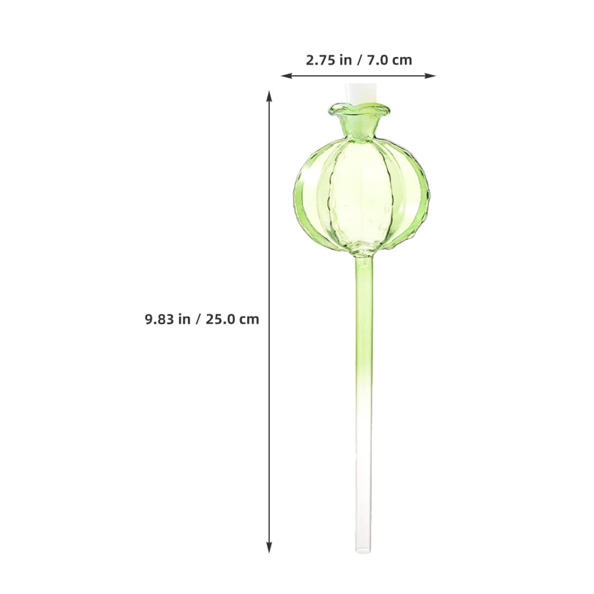 Veemoon Lot de 4 Globes D'arrosage Automatiques en Verre Forme Cactus Transparent, Système D'arrosage Lent pour Plantes en Pot, Jardinage Intérieur et Extérieur, Accessoire Pratique