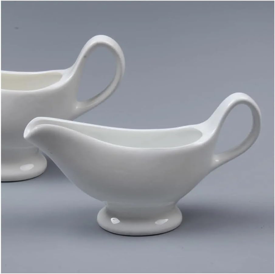 Gravy Boat Gravy Boats Beefsteak Gravy Sauce Boat Container Plate Tableware-in Gravy Boats(Small)