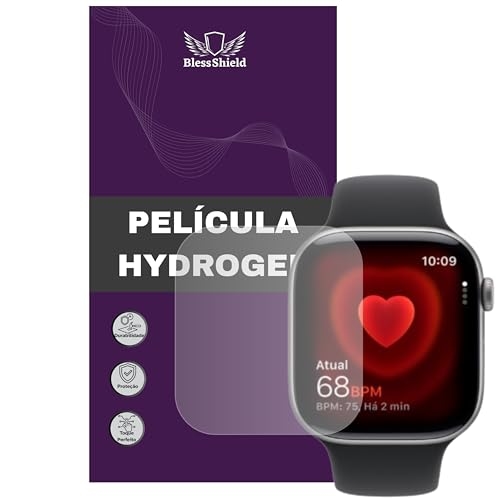 Película para Apple Watch Series 11 - Hydrogel HD Premium BlessShield (Kit 3 Unidades) (Series 11-46mm)
