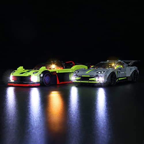 GC Licht-Set für Lego Speed Champions Aston Martin Vantage GT3 76910 (Lego Set ist nicht enthalten) (Classic)