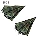 Umbrella Hat Foldable Portable Waterproof Sunshade Umbrella Hat for Camping Fishing Headwear Cap Beach Head Hats Camouflage 2PCS Portable Rain Waterproof Fishing, Camouflage, Camouflage