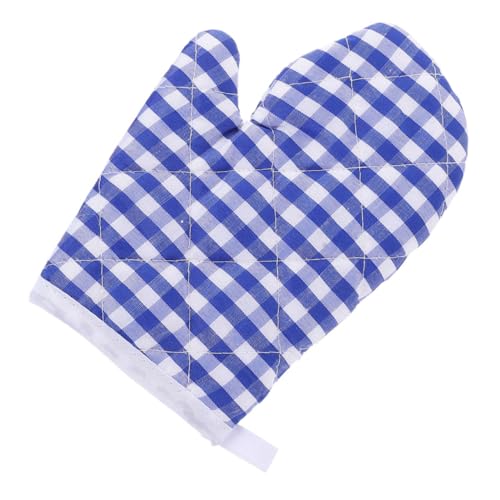 SOLUSTRE Heat Resistant Oven Mitts for Baking Kitchen Gloves with Hanging Loop Cute for Cooking and Protecting Hands