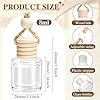 AROIC Car Air Freshener for Women, 6 Pack Air Freshener Diffuser, Hanging Air Fragrance Essential Oil Diffuser, Car Scents Accessories Cute Car Interior Decor Unisex (Light Fragrance) #5