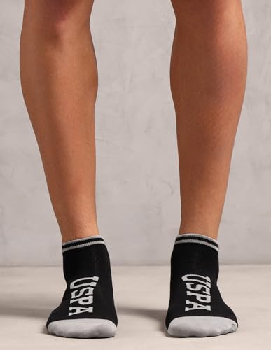 Image of U.S. POLO ASSN. Men's ES010 Super Soft Stretch Ankle Length Socks - Pack Of 3