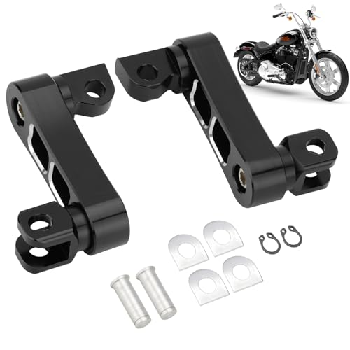 Repose-pieds réglables pour passager lors de vos longs road-trips en Harley Touring