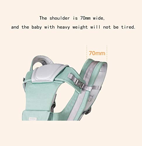 NJ Babydrager - babydrager, drie-in-one ergonomische vierseizoenen universele babydrager afneembare achterkant - Image 6