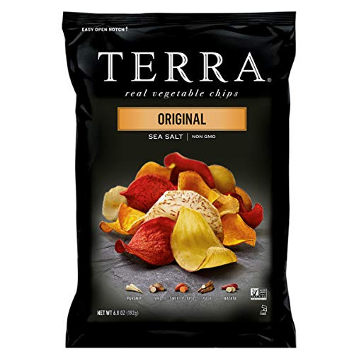 Terra Original Vegetable Chips with Sea Salt, 6.8 Oz (Pack of 12)