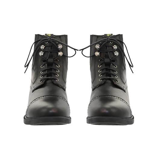 Women's Synthetic Leather Lace-Up Paddock Boots2