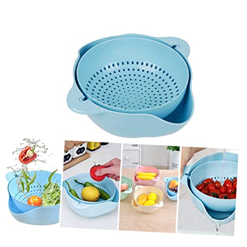 Colador multifunción de plástico para cocina 23.5x23.5x10 cm miniatura 4
