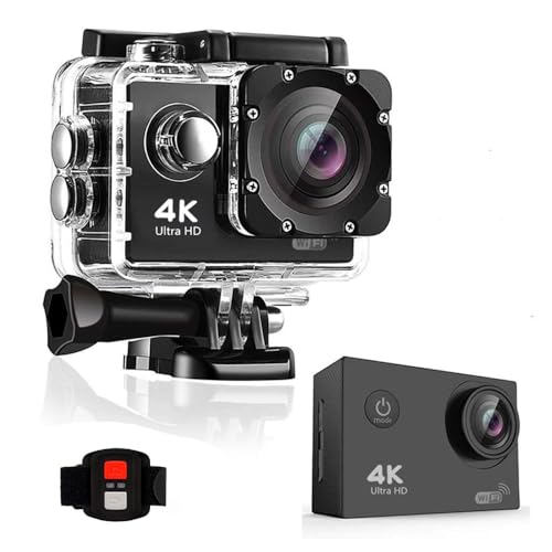 BSLVWG 4K Waterproof Sports Camera 20MP