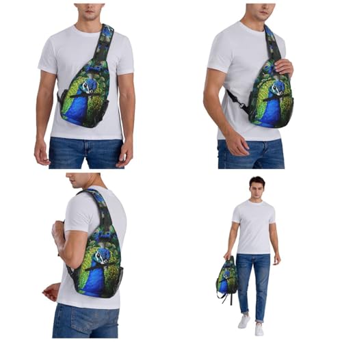 Mochila tipo Sling negra para uso urbano y outdoor miniatura 6