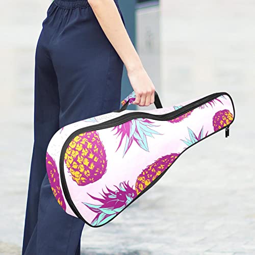 Housse pour ukulélé rose ananas 10 mm avec rembourrage épais en éponge de 53,3 cm avec sangles réglables pour concert… - Les Beatles, Paul McCartney, John Lennon, RIngo Starr, George Harrison Housse pour ukulélé rose ananas 10 mm avec rembourrage épais en éponge de 53,3 cm avec sangles réglables pour concert… – Image 7