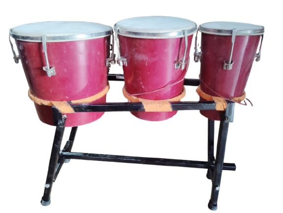 Mini Wooden Congo Set With Stand (3PC)-image-17