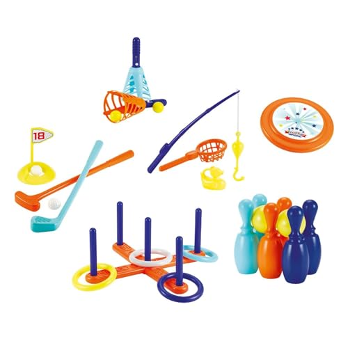 Jouets Ecoiffier 179 JOUETS ECOIFFIER-179-6-in-1 Sports Set-Outdoor Game for Children-from 36 Months-from France