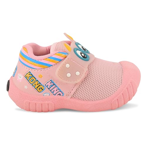 Image of HOOH Kids Unisex Musical Sound Shoes, Pink, Slip Resistant, Walking Style, 0 Months to 3 Years
