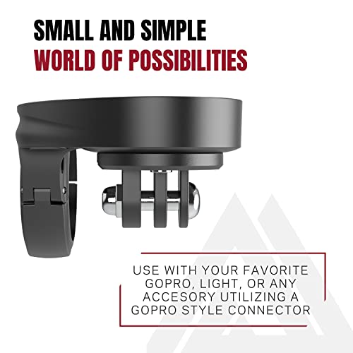 KOM Cycling compatible with GoPro Adapter for Garmin Bike Mounts and Wahoo Elemnt Mounts, Black - Image 3