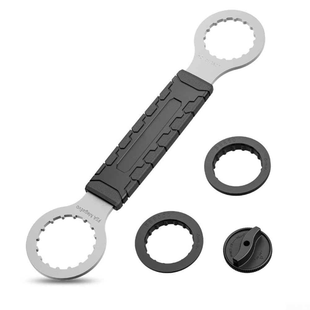 Professional Dual Ended Bottom Bracket Tool Compatible With For Hollowtech Ii And For Fsa Megaevo Systems, Heat Treated Steel Cycling Repair Equipment, 35cm(for Hollowtech lI)