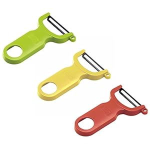 Kuhn Rikon Original Swiss Peeler 3-Pack Red/Green/Yellow