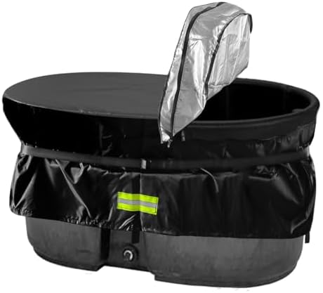 Outdoor Water Tank Cover - Which 5 Will Keep Your Water Safe? 8 MQLD Rubermaid 100 Gallon Waterproof Stock Tank Cover with Zipper, Rectangular Cold Plunge Oval Ice Bath Tub Horse Livestock Water Trough Insulated Cover for Outdoor Polar Protector 100 Gal Hot Tub
