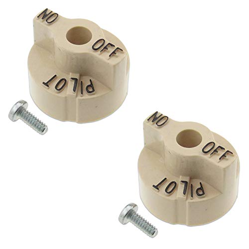 2 x Henny Penny Fryer Gas Valve Pilot Beige Knob Imperial Elite PITCO Falcon