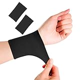 SEXYEYE Men & Women Compression Wrist Sleeve Wrist Brace Wrist Supports Wrist Wraps Elastic Wristbands for Tennis, Tendonitis, Carpal Tunnel, Tattoo Cover Up Bands