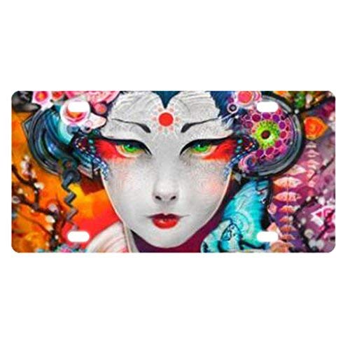 Geisha Girl License Plate The Best Amazon Price In Savemoney Es