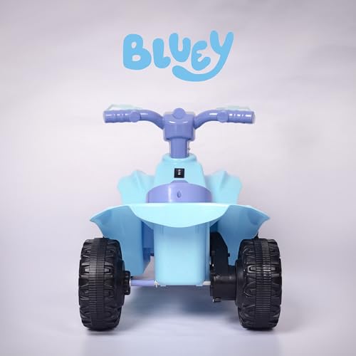 image for VOYAGER Bluey 6V ATV Quad for Kids - Powerful and Safe Ride-On Toy wit