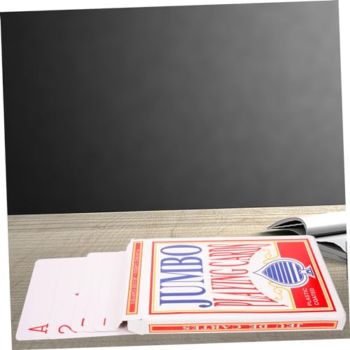 Abaodam 1satz Große Spielkarten Jumbo Pokerkarten Für Unterhaltsame Partys Leicht Und Tragbar Für Erwachsene Und Hochwertiges Für Langanhaltenden Spaß – Bild 4