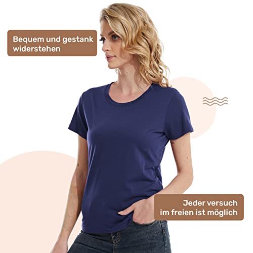 T-shirt laine mérinos femme sans odeur vêtement première couche trekking