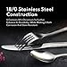 New Star Foodservice 58208 Slimline Pattern, 18/0 Stainless Steel, Serving Spoon, 8.4-Inch, Set of 12