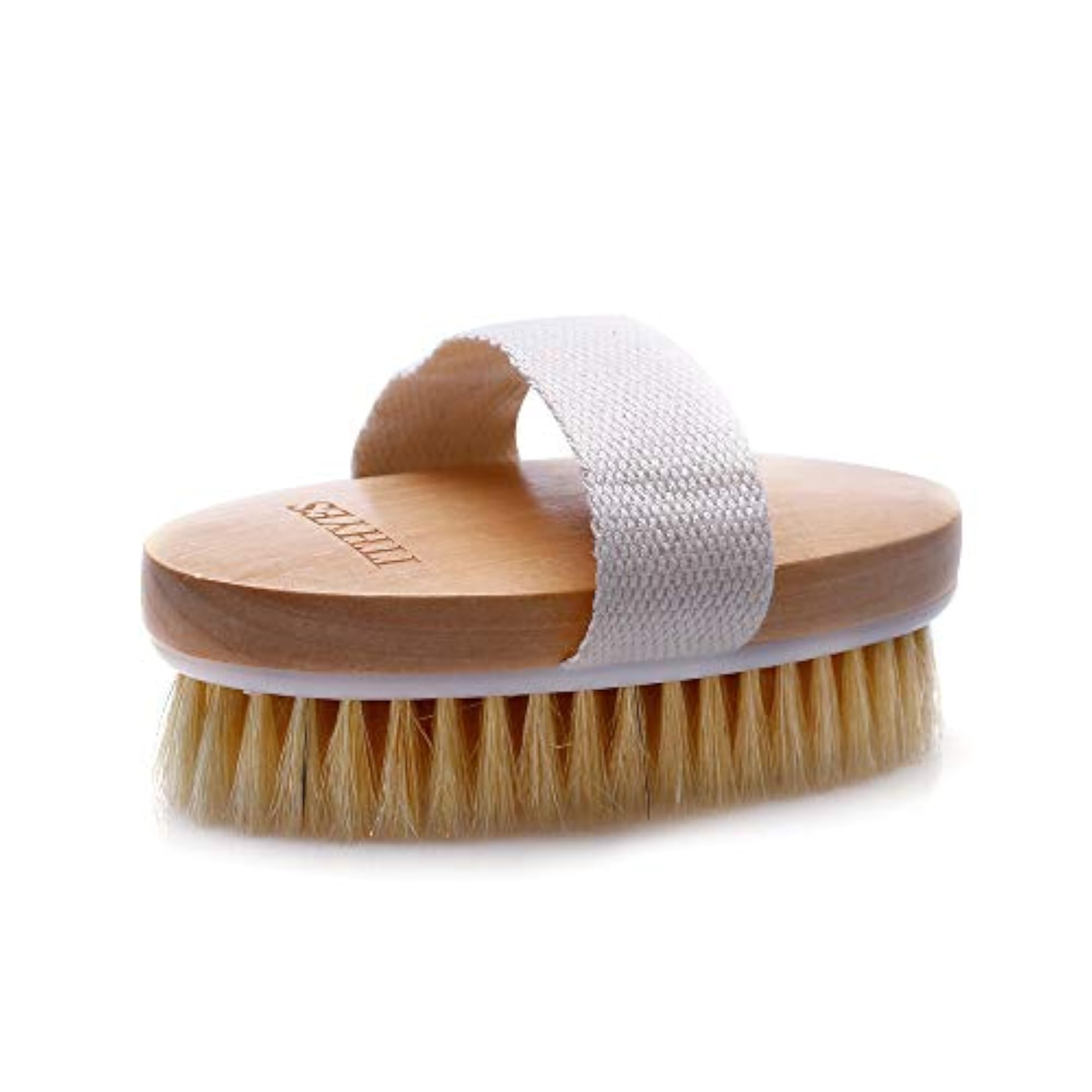 Dry Brushing Body Brush, Natural Bristle