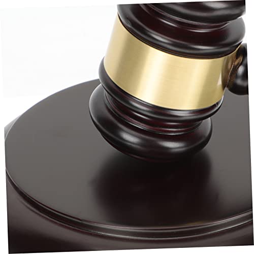 NUOBESTY 1 Conjunto De Martelo De Leilão De Brinquedo De Madeira De Brinquedo De Madeira De Brinqued