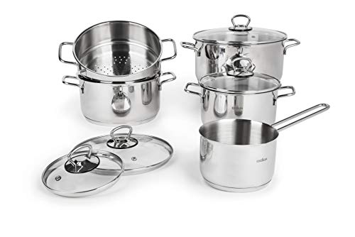 Excelsa Everyday Batteria di Pentole 9 Pezzi