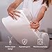 YourFacePillow Satin Pillowcase - Compatible with The YourFacePillow Beauty Pillow - Soft & Cool Satin Pillowcase with Hidden Zipper - Beauty Pillow Sold Separately (Set of 1, White)