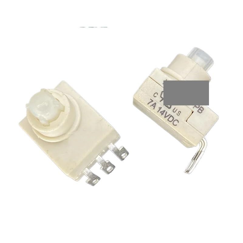 Bouton de rechange pour réparer interrupteur défectueux de lampe de table 7A 14VDC lot de 5