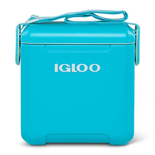 Igloo Hielera Turquesa con Correas Tag-A-Long de 11 Cuartos de galón