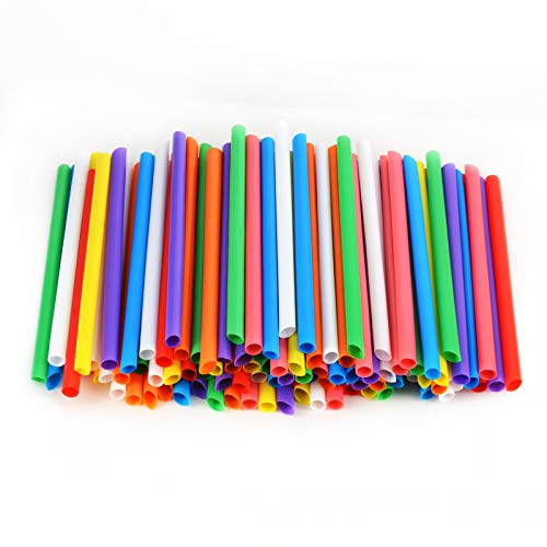Pitillos Jumbo Plásticos Multicolor 100 Piezas miniatura 6