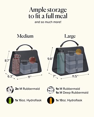 Beautygoodies LUNCH BAG LARGE Bag Women Large Vegan Leather For Work, Insulated Adult Lunch Boxes thumb #2