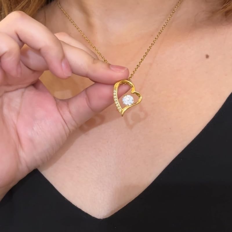 VIRAGIL Wife Necklace with Rotating Preserved Real Rose Box, To My Beautiful Wife Necklace From Husband, Jewelry Gift For Her Message Card, Birthday, Anniversary, Christmas Gifts - Image 5