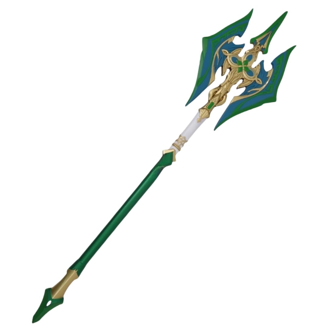 damdos Halloween Prop Cosplay Sword Feixiao Axe,40" Feixiao Axe PU Foam Swords Weapons Fancy Party Costumes Accessories Yanqing Sword Birthday Gifts