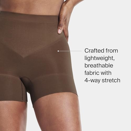 Image of SPANX SPANXsculpt Power Series Boyshort - For All Hemline Lengths - Lightweight Core Control Shapewear - Dig-Free Waistband
