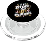 Photo Gallery funny in my defense i was left unsupervised vintage jokes popsockets popgrip per magsafe Photo Gallery funny in my defense i was left unsupervised vintage jokes popsockets popgrip per magsafe