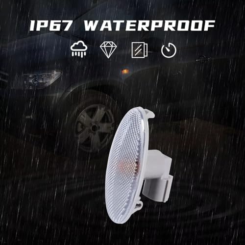 Parachoques delantero luz de giro lateral ámbar de 12V para Auris 6