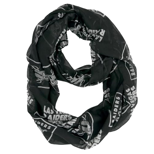 Écharpe Infinity NFL bicolore transparente pour femme | Accessoire de supporters